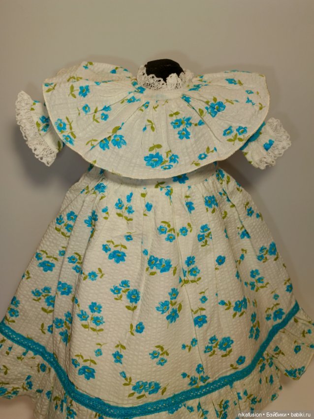 Платье на куклу ростом 45 см (фото 4)