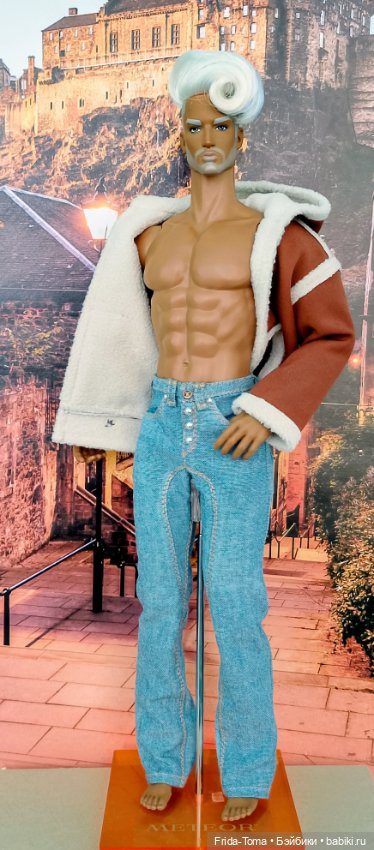 Одежда для Адониса Wordbox экшен БЖД реалистичные джинсы с ластовицей (фото 7)