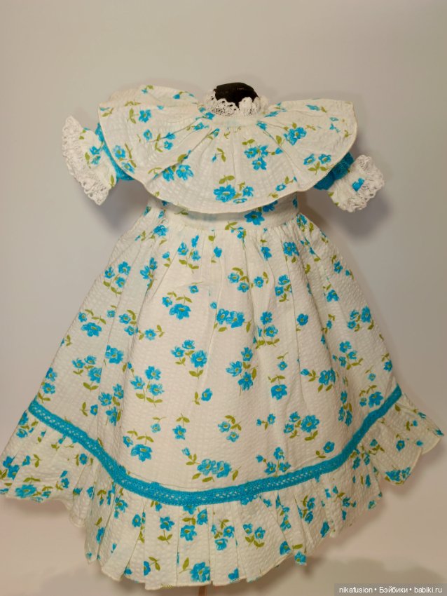 Платье на куклу ростом 45 см (фото 8)