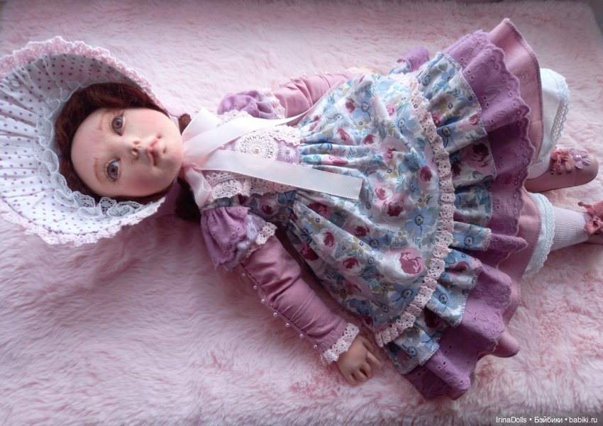 Текстильная кукла Адриана (фото 3)