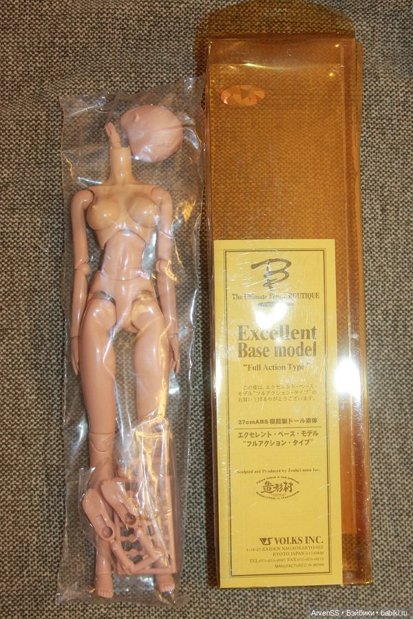 Винтажная девушка Volks UFN-03 на шарнирном теле Volks EB 26 H Type (фото 3)