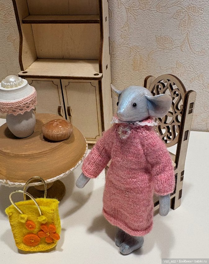 Маленькая мышка Рози — Авторские игрушки (фото 6)