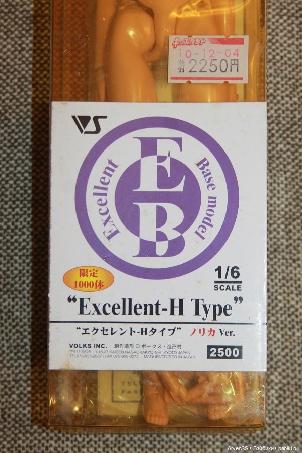 Винтажная девушка Volks UFN-03 на шарнирном теле Volks EB 26 H Type (фото 2)