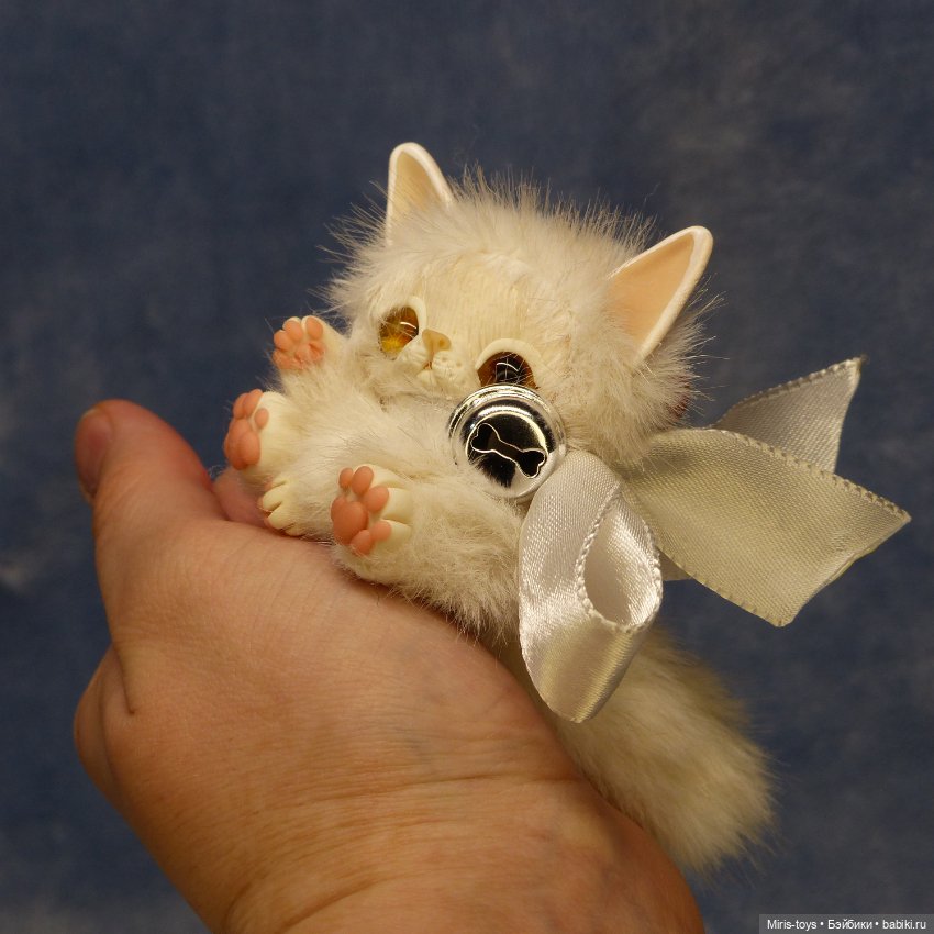 Кошечка Снежа — Авторские игрушки (фото 4)