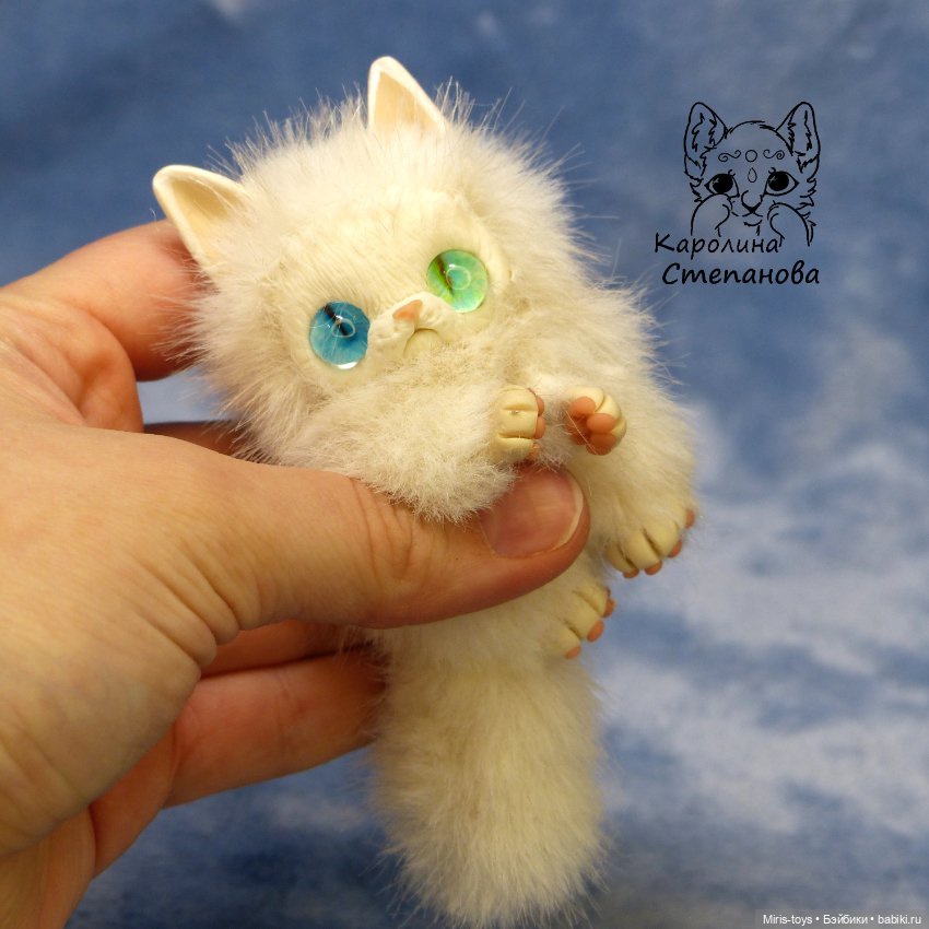 Котенок Счастливчик — Авторские игрушки