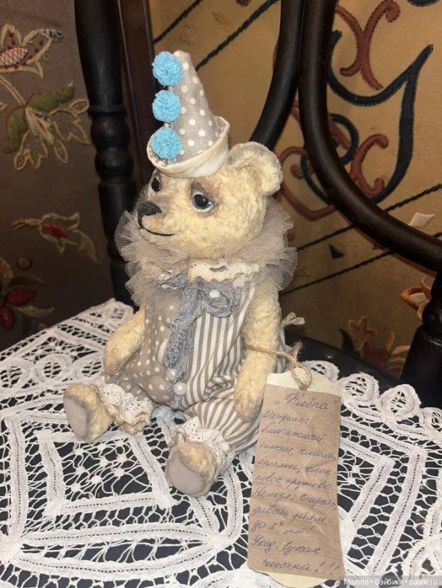 Мишка Тедди "Клепа" с мудрыми грустными глазами (фото 3)