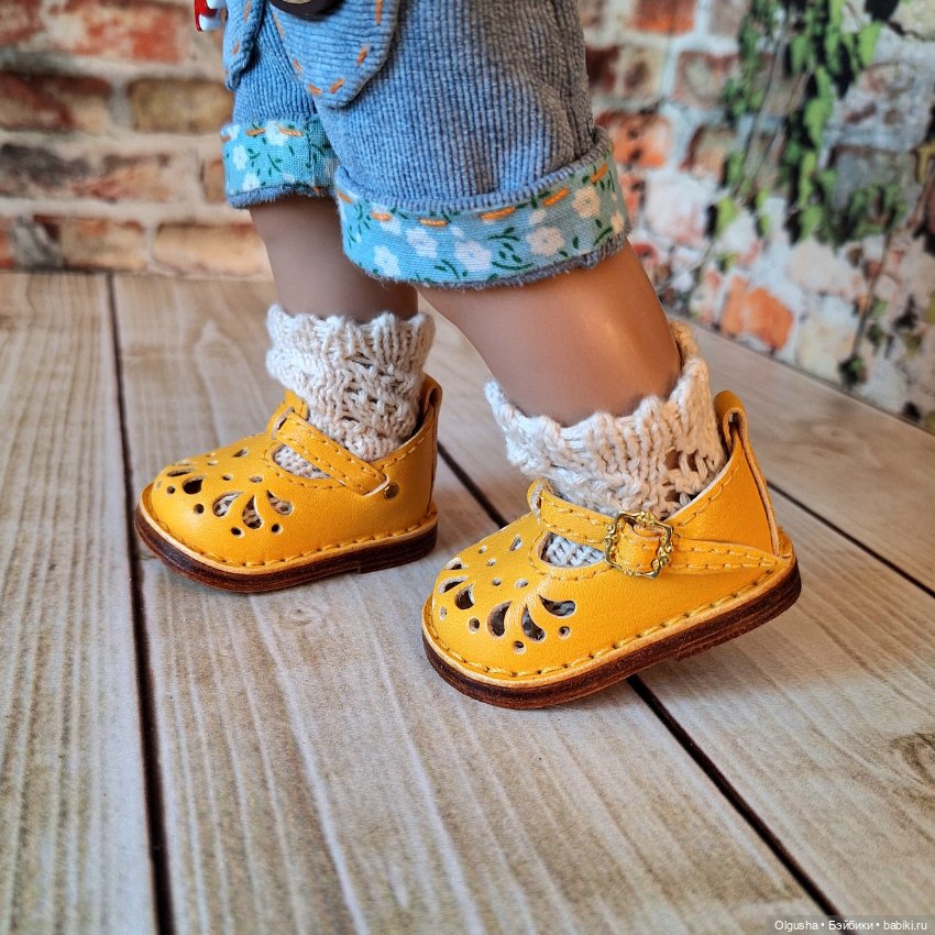 Кожаные сандалики на Вихтеля 30 см (фото 3)