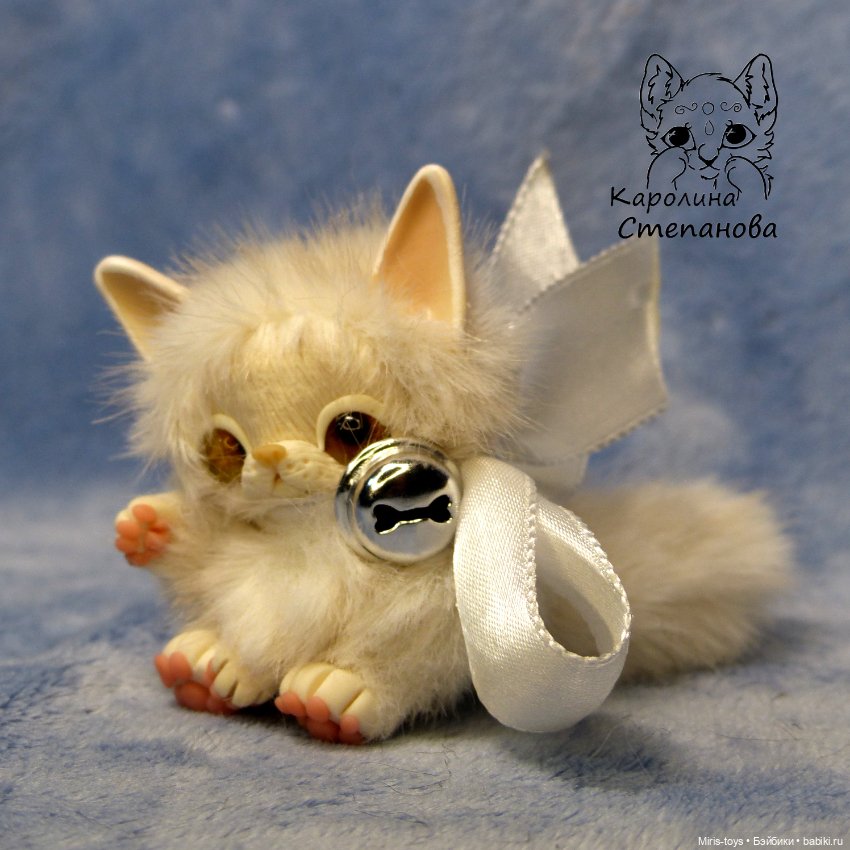 Кошечка Снежа — Авторские игрушки (фото 5)