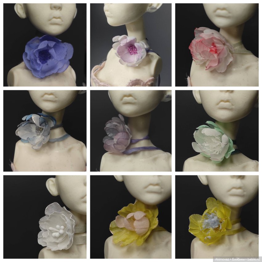 Цветочные украшения для бжд Блайз Popovy Птичка Химера (фото 6)