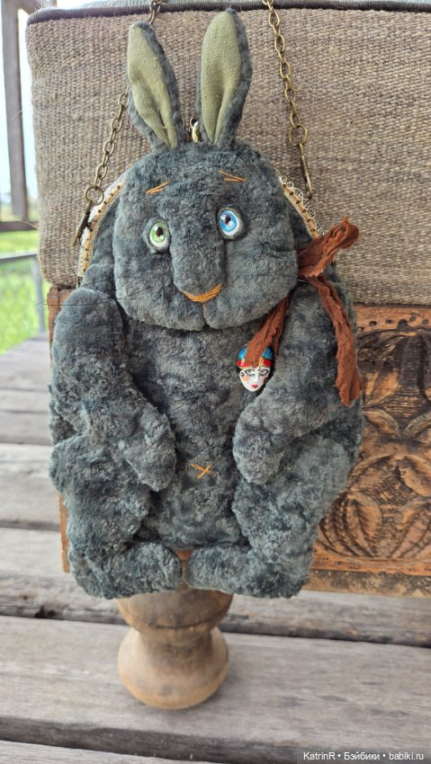 Сумка зайчик — Авторские игрушки (фото 6)