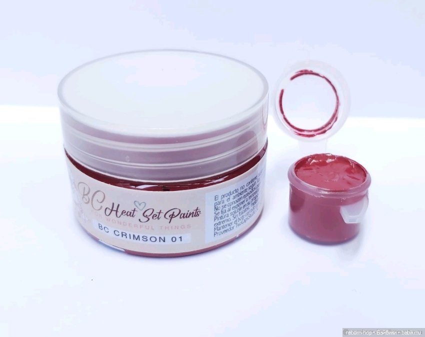 Краски BC Heat Set, цвета разные, ( краски для росписи реборн ) (фото 8)