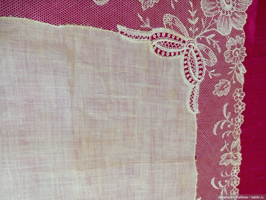 Антикварное кружево, гипюр, вышивка на сетке, валансеьн