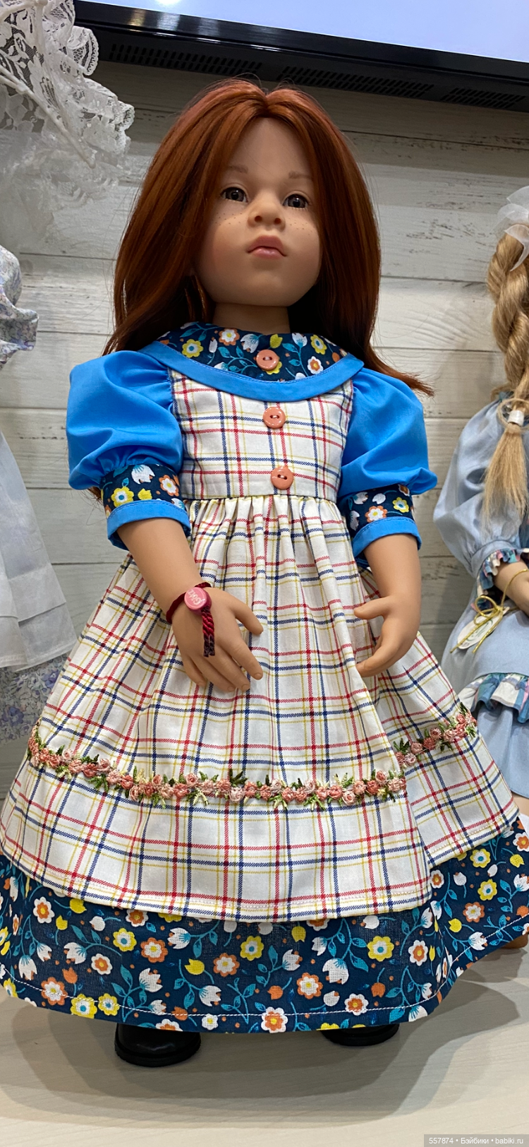 Платье для кукол готц 50 см (фото 4)