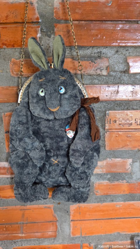 Сумка зайчик — Авторские игрушки (фото 5)