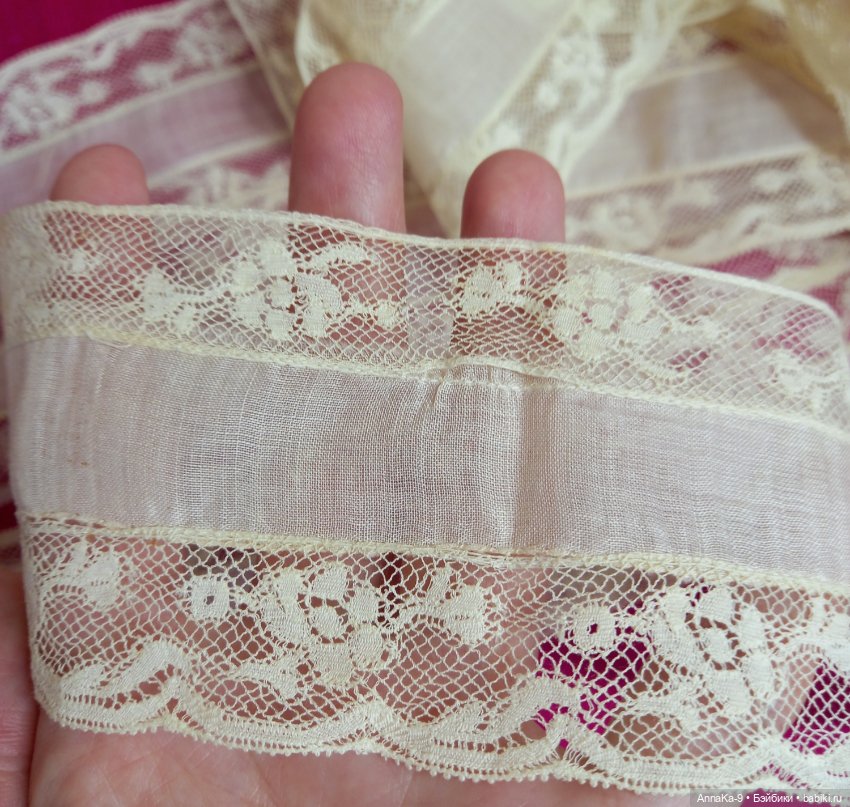 Антикварное кружево, французский Валансеьн (фото 3)