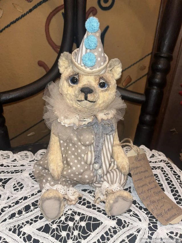 Мишка Тедди "Клепа" с мудрыми грустными глазами