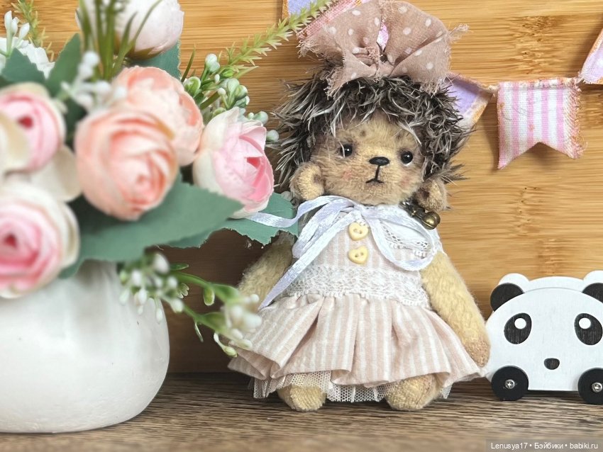 Ежик в стиле Тедди — Авторские игрушки