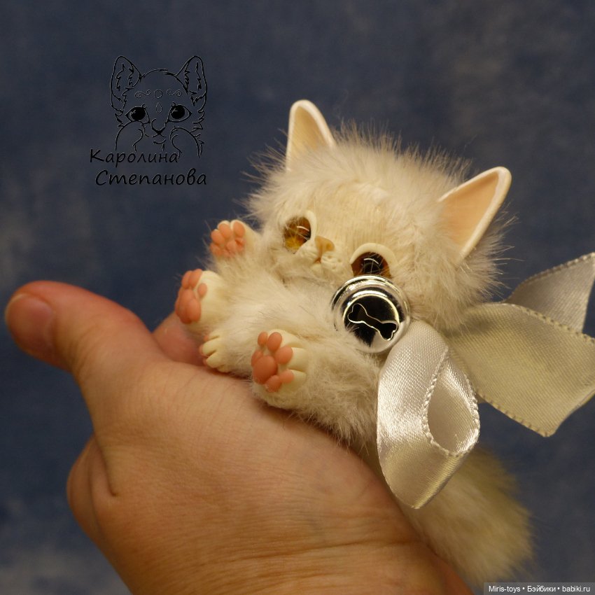 Кошечка Снежа — Авторские игрушки (фото 3)