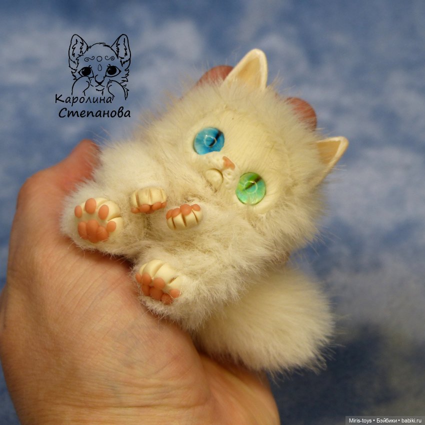 Котенок Счастливчик — Авторские игрушки (фото 3)