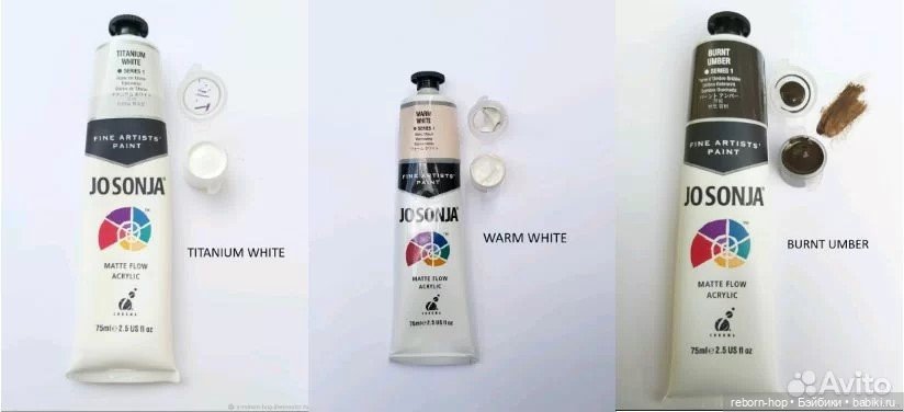 Jo Sonja акриловая краски, цвета разные, 4,2 гр (фото 6)