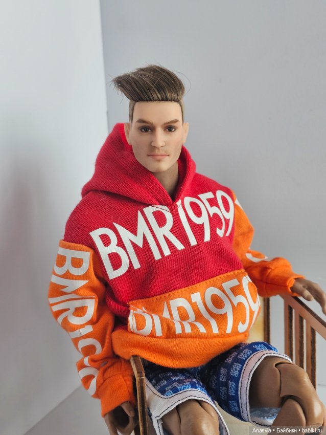 Кастом головы пучка — ООАК (кастом куклы) (фото 5)