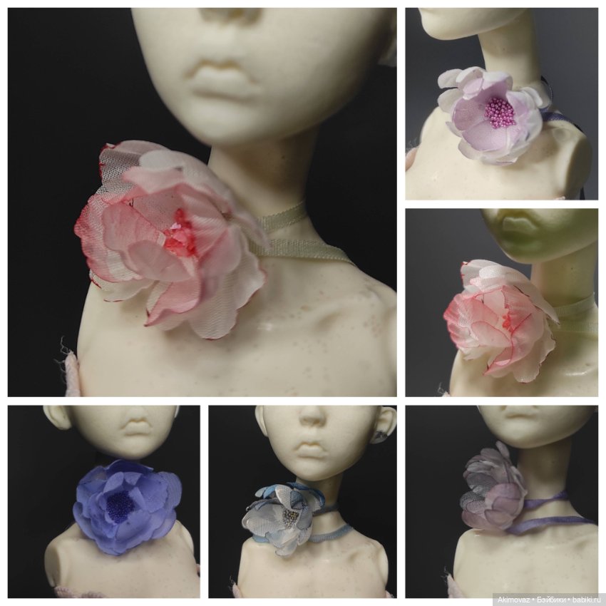 Цветочные украшения для бжд Блайз Popovy Птичка Химера (фото 7)