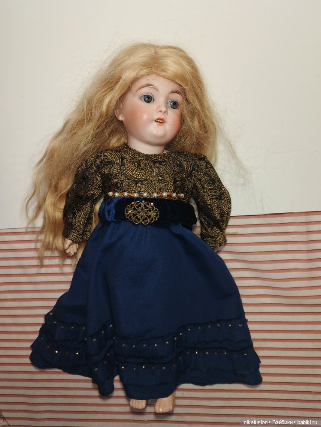 Костюм для антикварной или винтажной куклы рост 32-35 см (фото 7)
