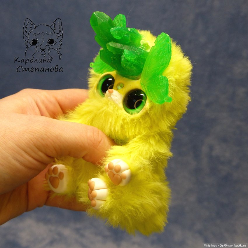 Хрустальный Ниппи - желтый (фото 2)