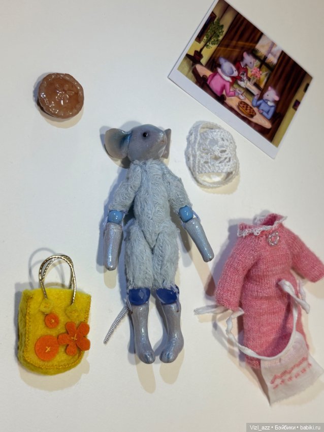 Маленькая мышка Рози — Авторские игрушки (фото 7)