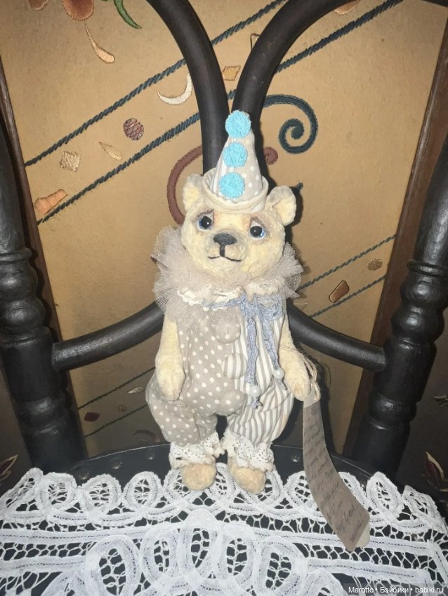 Мишка Тедди "Клепа" с мудрыми грустными глазами (фото 4)