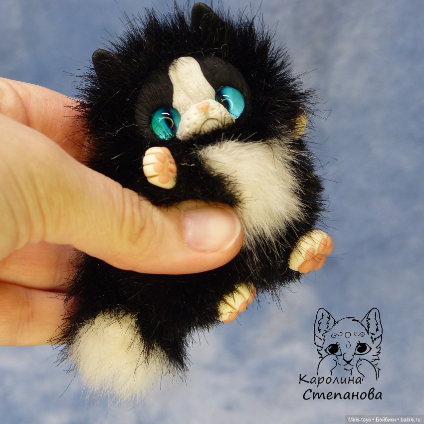 Котенок Мурзик — Авторские игрушки (фото 9)
