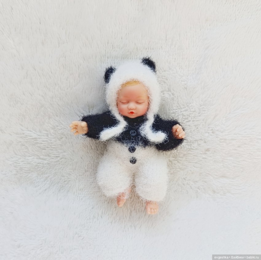 Комплект -Панда-. Одежда для zuru my mini baby (фото 3)