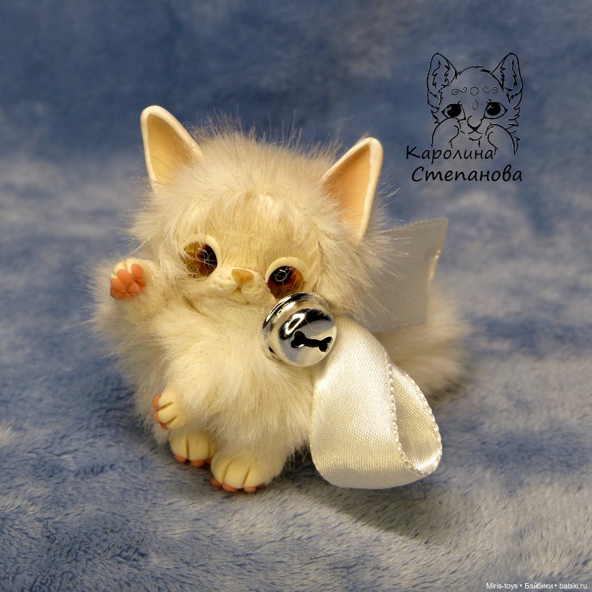 Кошечка Снежа — Авторские игрушки (фото 6)
