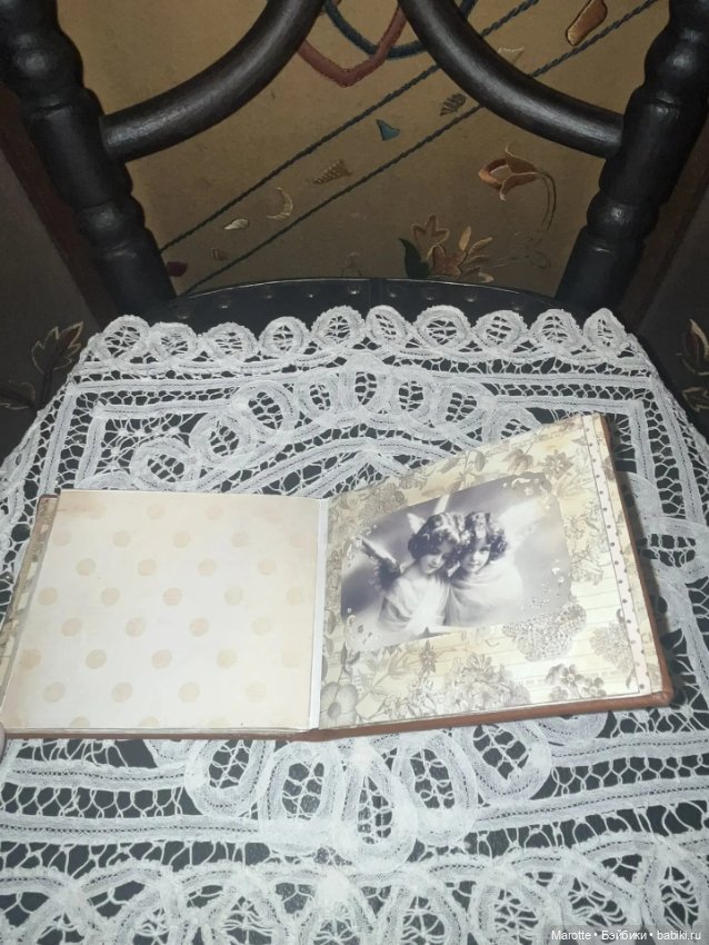 "Ангелы", альбом для антикварных кукол (фото 7)