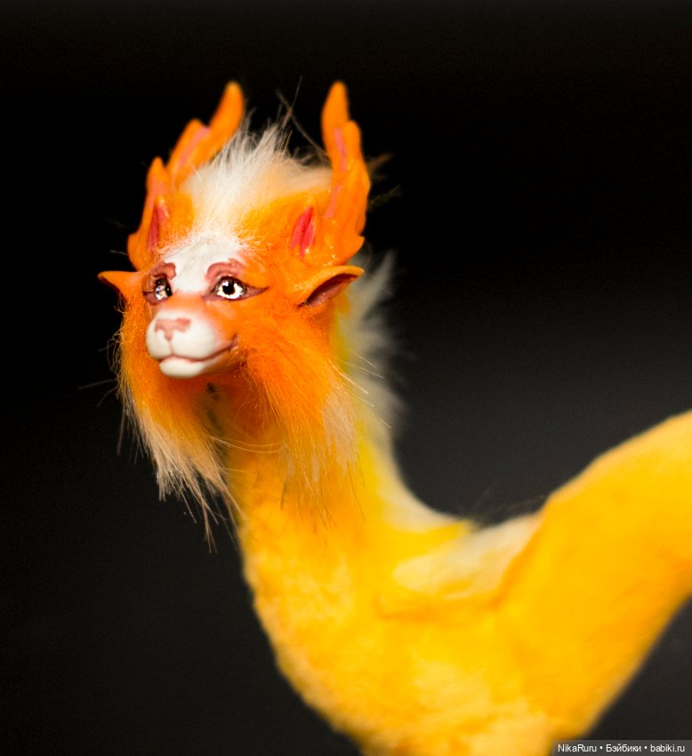 Дракон для Барби в смешанной технике, подвижный (фото 9)