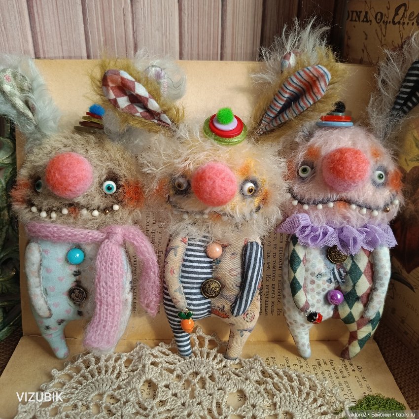 Звероброшки (кусочки) — Авторские игрушки