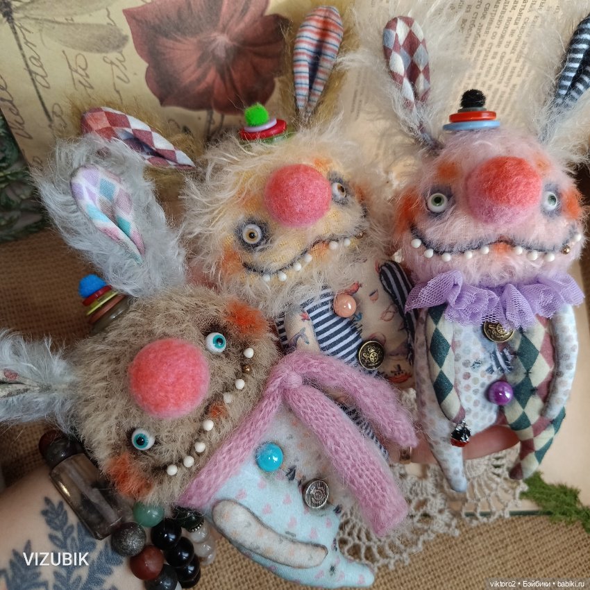 Звероброшки (кусочки) — Авторские игрушки (фото 5)
