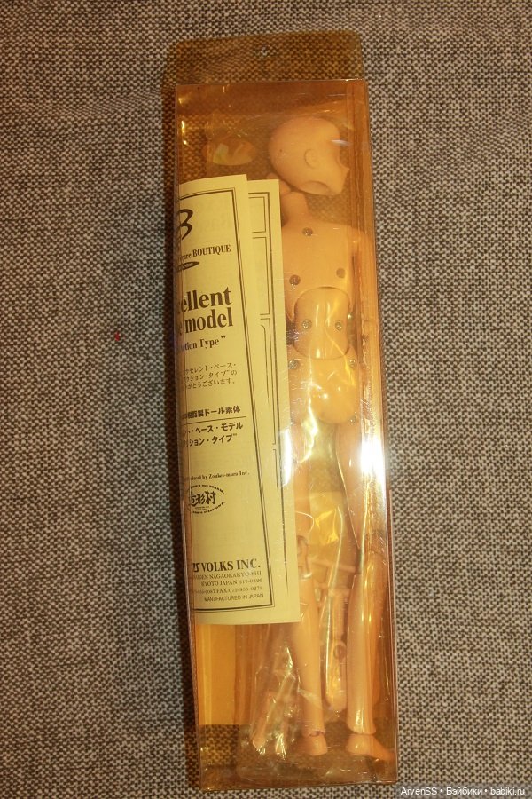 Винтажная девушка Volks UFN-03 на шарнирном теле Volks EB 26 Е Type (фото 4)