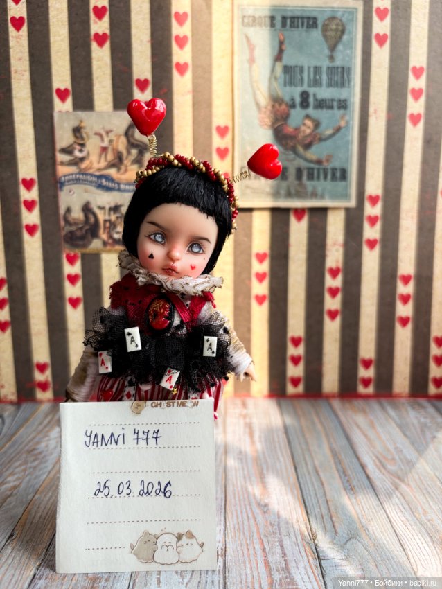 ООАК Королева Карт ♥️ — ООАК (кастом куклы) (фото 5)