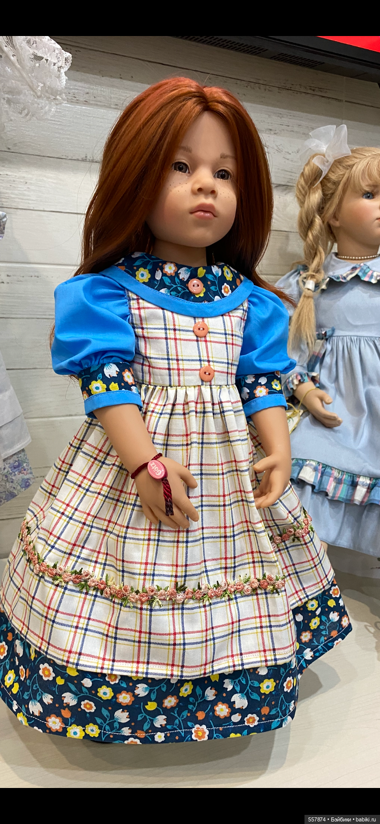 Платье для кукол готц 50 см (фото 3)