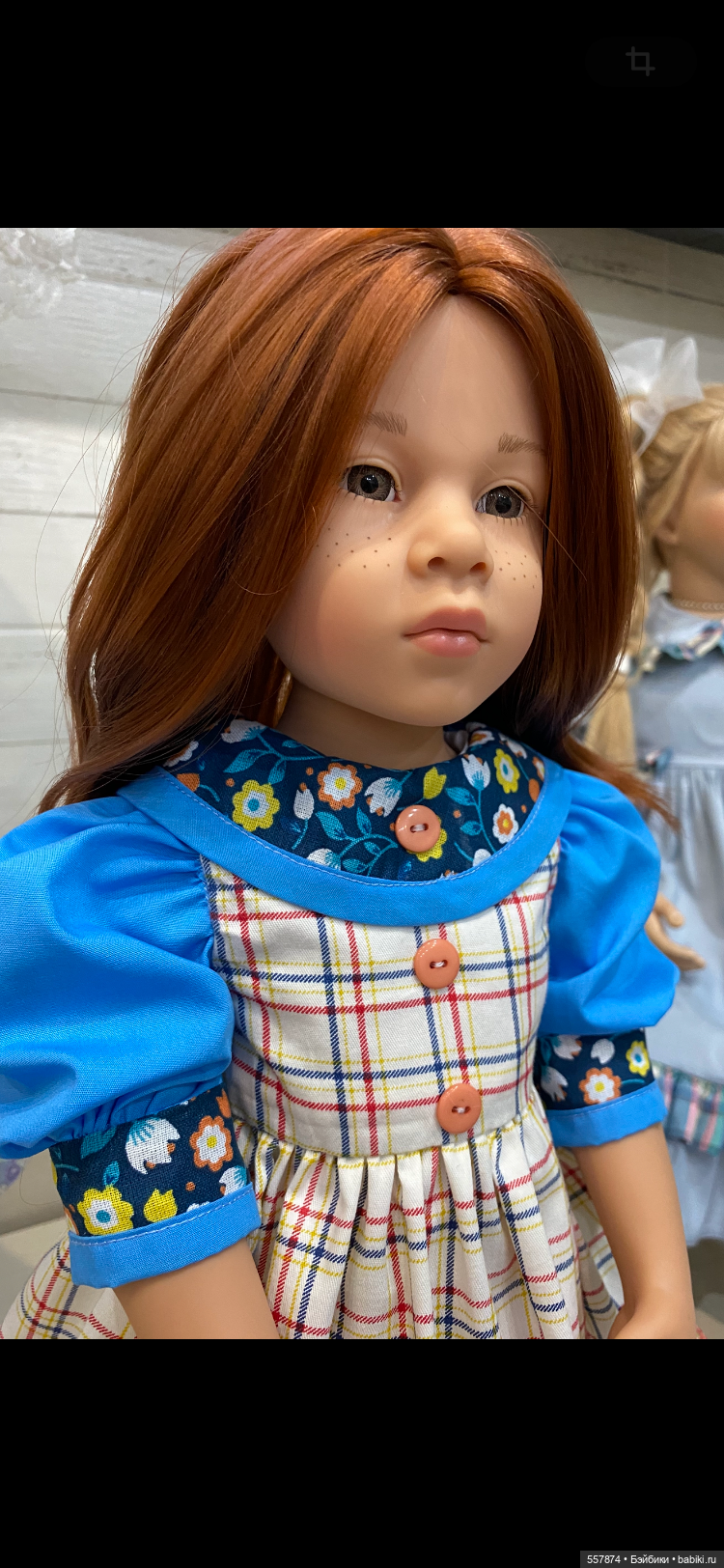 Платье для кукол готц 50 см (фото 5)