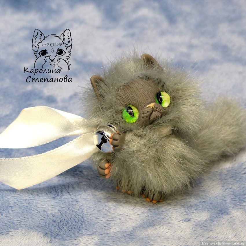 Котенок Дымочек — Авторские игрушки (фото 4)