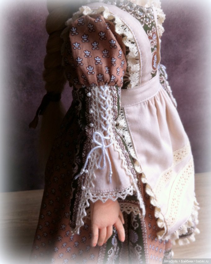 Текстильная кукла Олеся — Коллекционные куклы (фото 4)