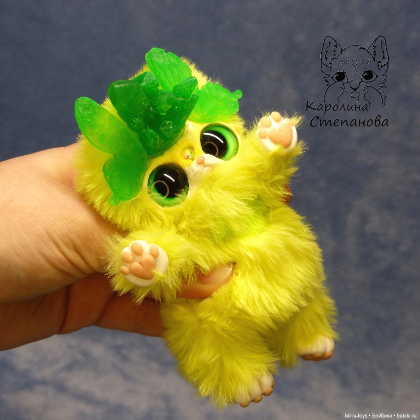 Хрустальный Ниппи - желтый (фото 6)