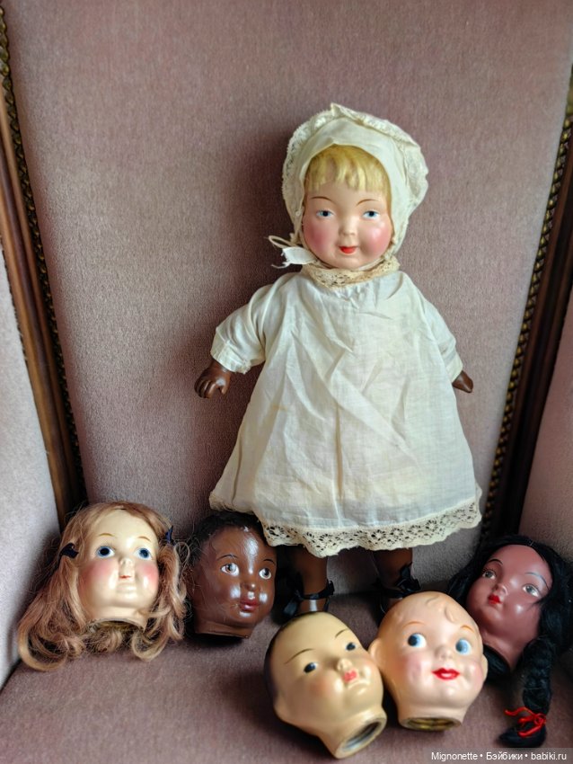 Антикварный набор Кукла с 6 головами Famlee Doll (фото 2)