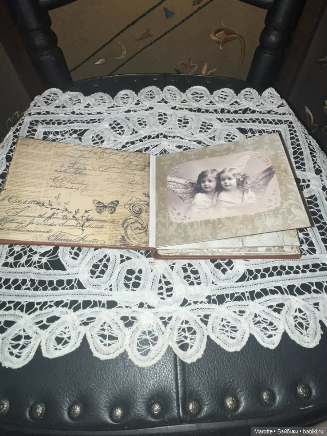 "Ангелы", альбом для антикварных кукол (фото 3)