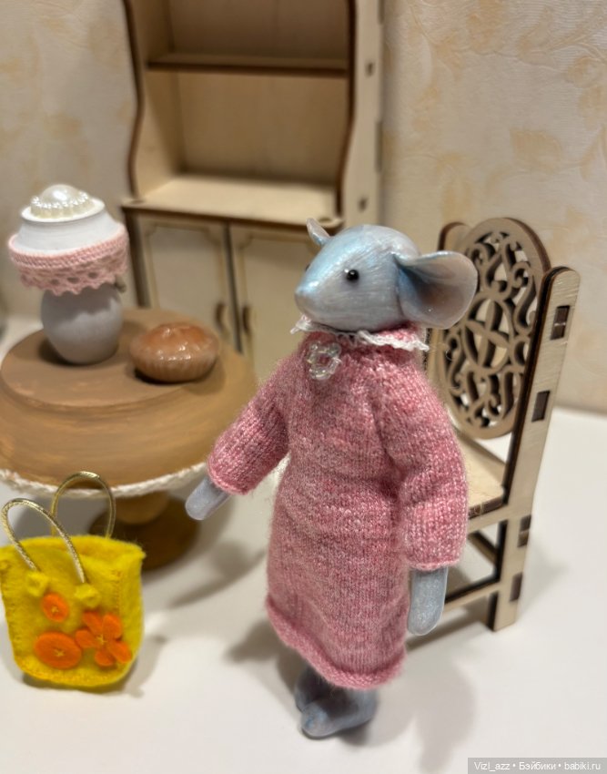 Маленькая мышка Рози — Авторские игрушки (фото 5)