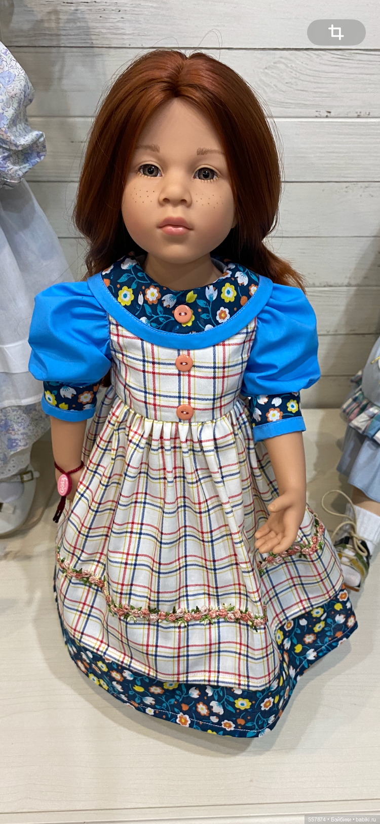Платье для кукол готц 50 см (фото 6)