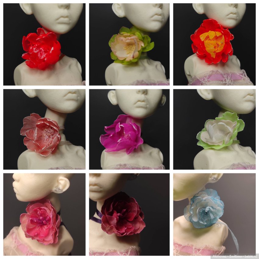 Цветочные украшения для бжд Блайз Popovy Птичка Химера (фото 4)