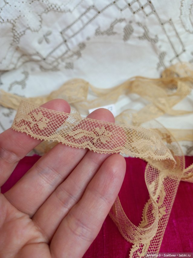 Антикварное кружево, французский Валансеьн (фото 9)